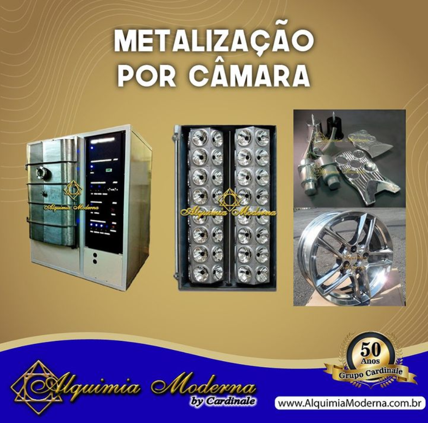 Máquina para Metalização à Vácuo